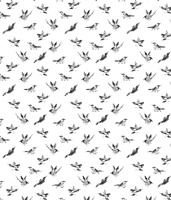 Modern roller blind Birds