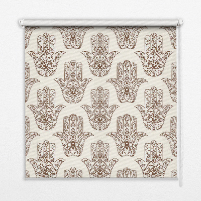 Roller blind for large window Pattern