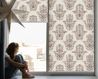 Roller blind for large window Pattern