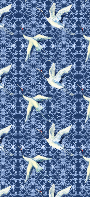 Modern roller blind Herons