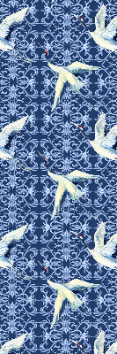 Modern roller blind Herons