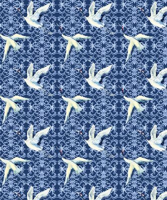 Modern roller blind Herons