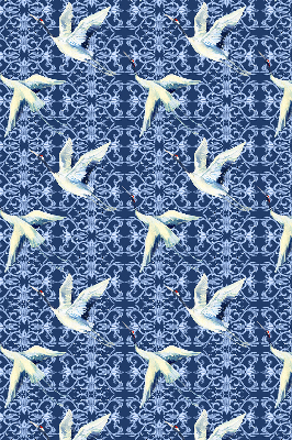 Modern roller blind Herons