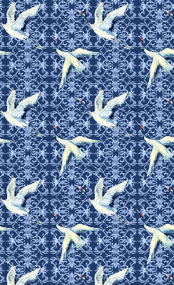 Modern roller blind Herons