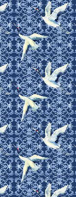Modern roller blind Herons