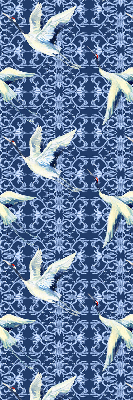 Modern roller blind Herons
