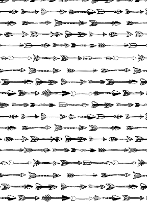 Fabric roller blind Sketch of arrows