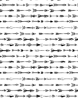 Fabric roller blind Sketch of arrows