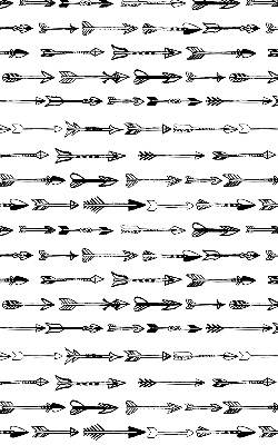 Fabric roller blind Sketch of arrows