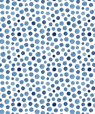Modern roller blind Blue dots