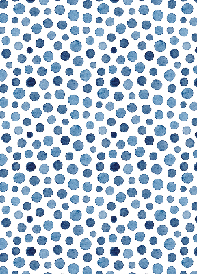 Modern roller blind Blue dots