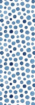Modern roller blind Blue dots