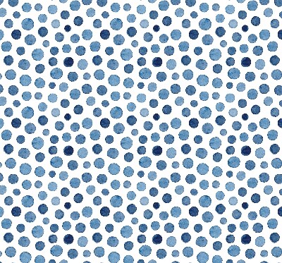 Modern roller blind Blue dots