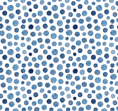 Modern roller blind Blue dots