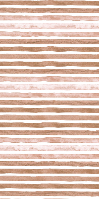 Fabric roller blind Brown painted stripes