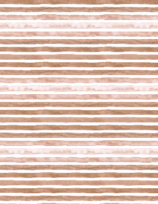 Fabric roller blind Brown painted stripes