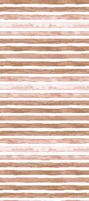 Fabric roller blind Brown painted stripes
