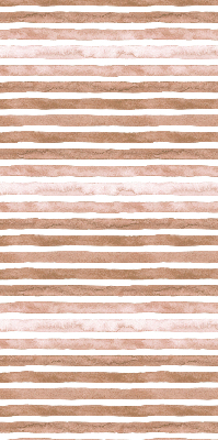 Fabric roller blind Brown painted stripes