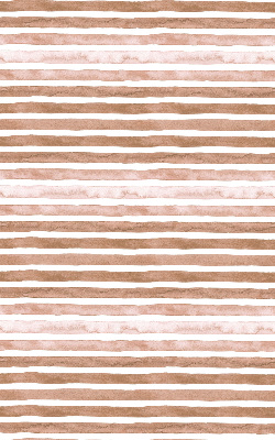 Fabric roller blind Brown painted stripes