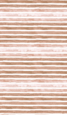 Fabric roller blind Brown painted stripes