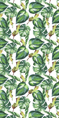 Fabric roller blind Tropical plants
