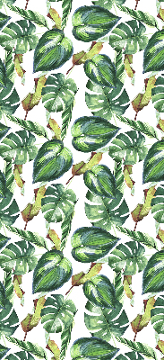 Fabric roller blind Tropical plants