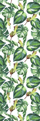 Fabric roller blind Tropical plants