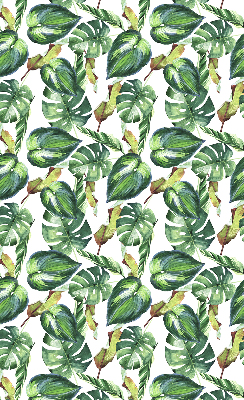 Fabric roller blind Tropical plants