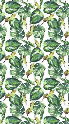 Fabric roller blind Tropical plants