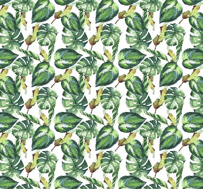 Fabric roller blind Tropical plants