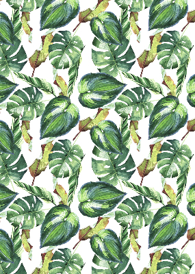 Fabric roller blind Tropical plants