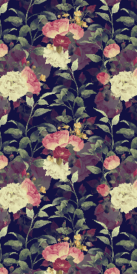 Fabric roller blind Flowers