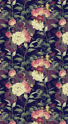 Fabric roller blind Flowers