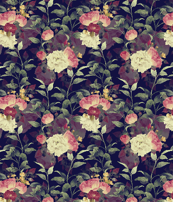 Fabric roller blind Flowers