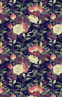 Fabric roller blind Flowers