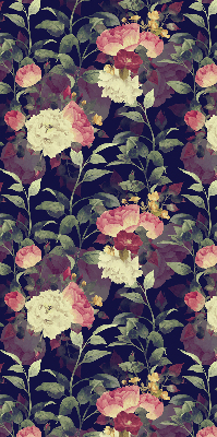 Fabric roller blind Flowers