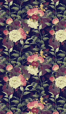 Fabric roller blind Flowers