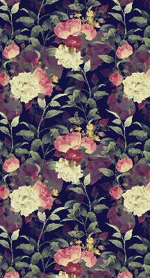 Fabric roller blind Flowers