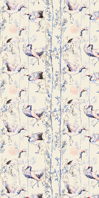 Modern roller blind Herons