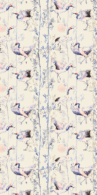Modern roller blind Herons