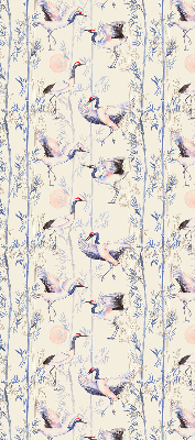 Modern roller blind Herons