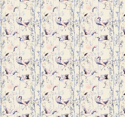 Modern roller blind Herons