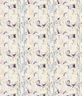 Modern roller blind Herons