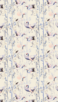 Modern roller blind Herons
