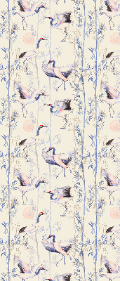 Modern roller blind Herons