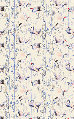 Modern roller blind Herons