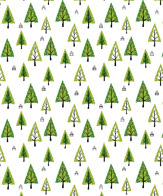 Roller blind for large window Drawn forest