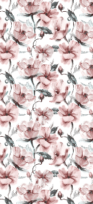 Fabric roller blind Pink flowers