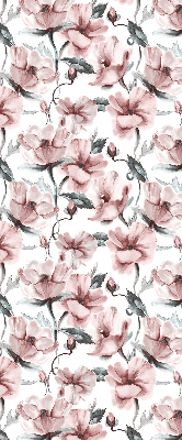 Fabric roller blind Pink flowers