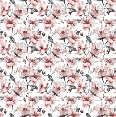 Fabric roller blind Pink flowers